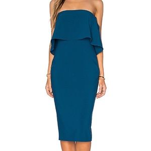 Cerulean blue Likely Driggs dress